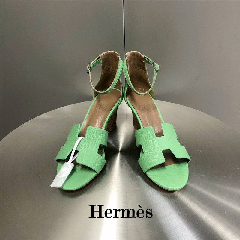 High Quality Luxury Hermes Legend Wedge Sandals – Style 06531 product detail