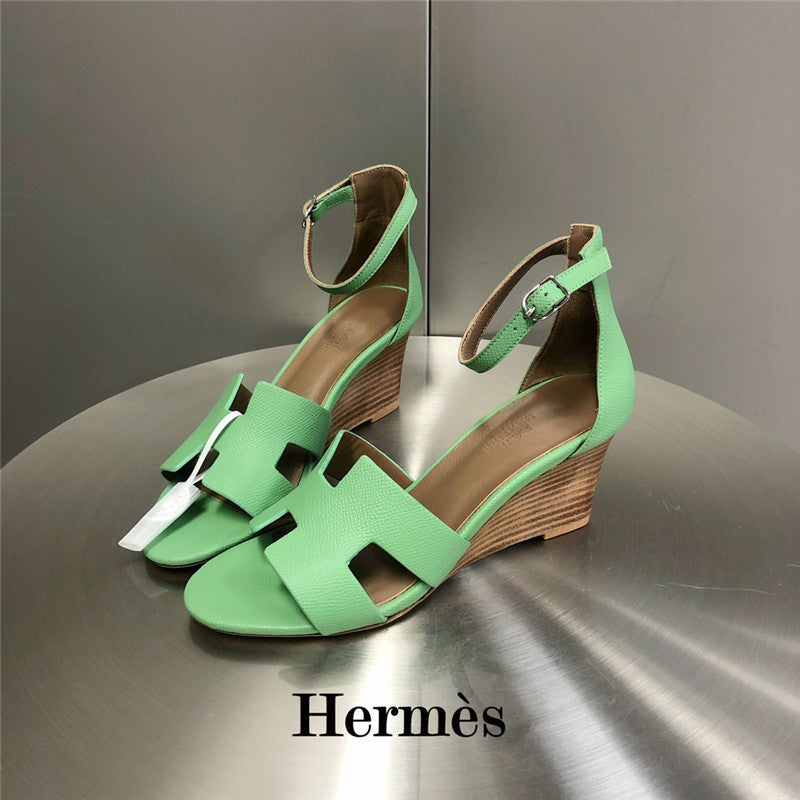 High Quality Luxury Hermes Legend Wedge Sandals – Style 06531 product detail
