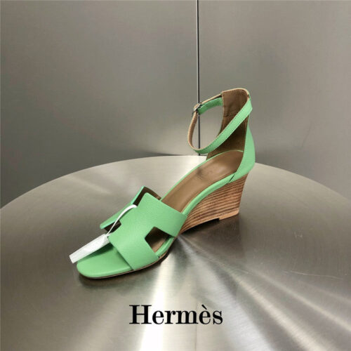 High Quality Luxury Hermes Legend Wedge Sandals – Style 06531 product detail