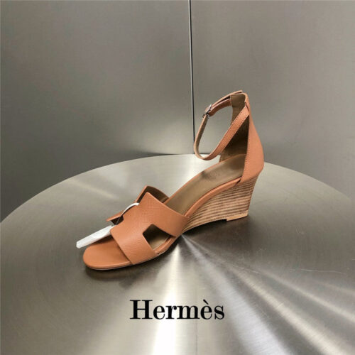 High Quality Luxury Hermes Legend Wedge Sandals – Style 73763 product detail