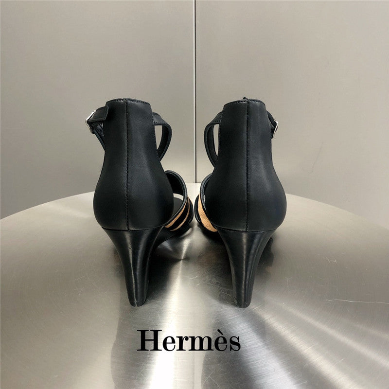 High Quality Luxury Hermes Legend Wedge Sandals – Style 08227 product detail