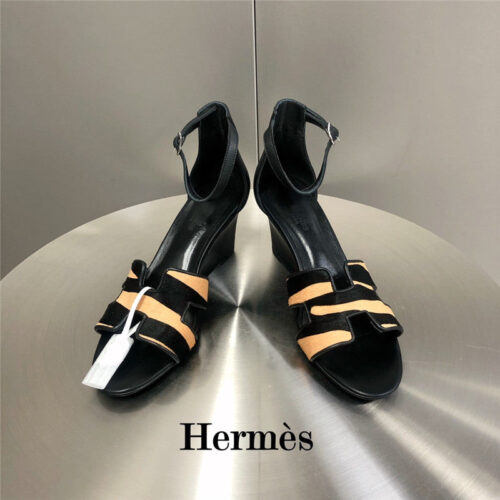 High Quality Luxury Hermes Legend Wedge Sandals – Style 08227 product detail