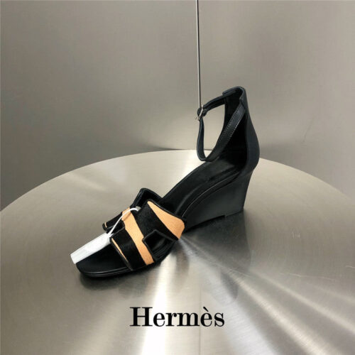 High Quality Luxury Hermes Legend Wedge Sandals – Style 08227 product detail