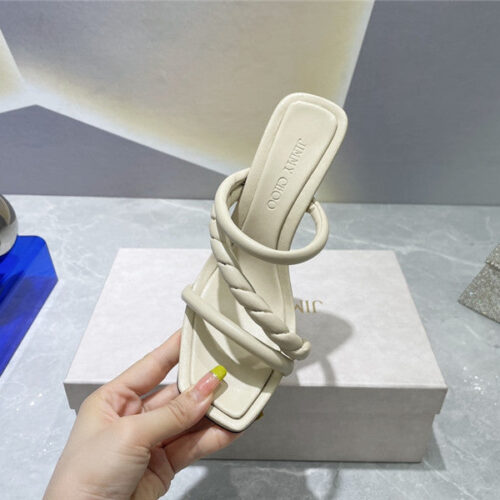 High Quality Luxury Jimmy Choo Square Toe Sandals product detail