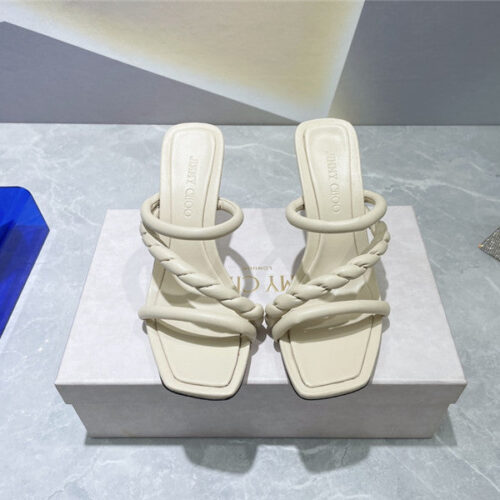 High Quality Luxury Jimmy Choo Square Toe Sandals product detail
