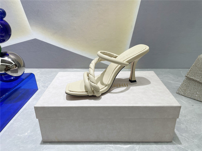 High Quality Luxury Jimmy Choo Square Toe Sandals product detail