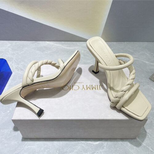 High Quality Luxury Jimmy Choo Square Toe Sandals product detail