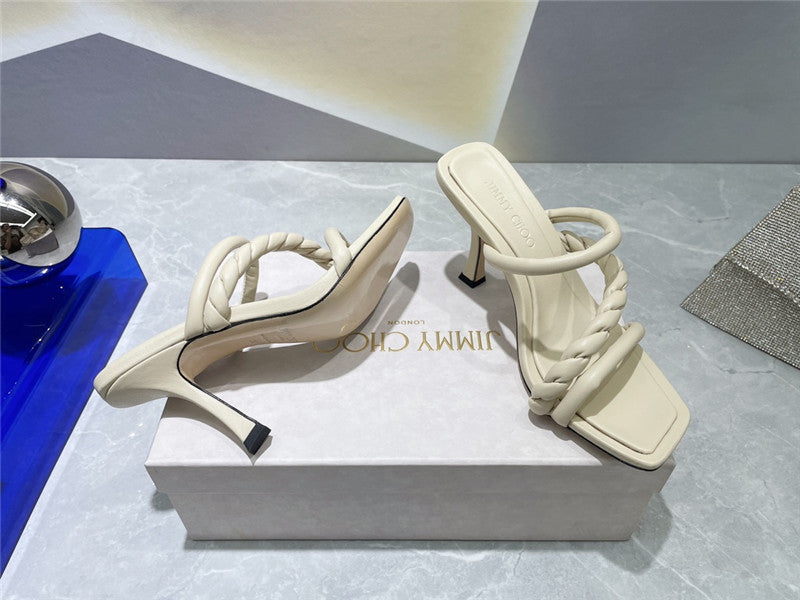 High Quality Luxury Jimmy Choo Square Toe Sandals product detail
