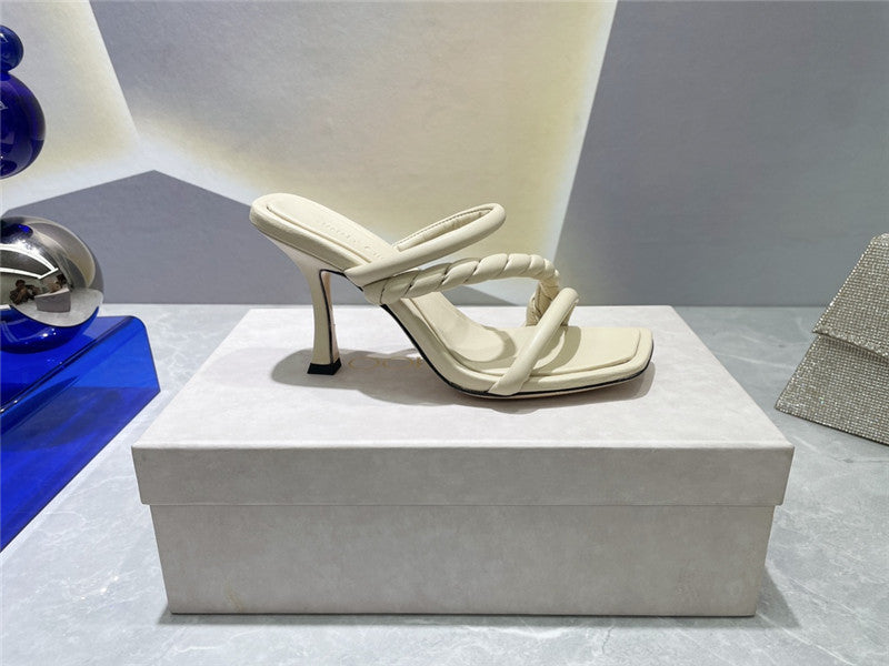 High Quality Luxury Jimmy Choo Square Toe Sandals product detail