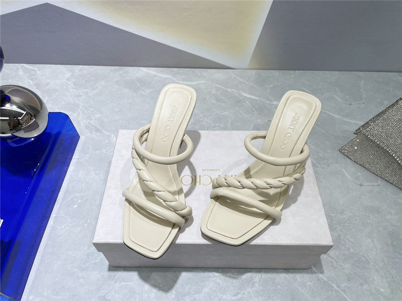 High Quality Luxury Jimmy Choo Square Toe Sandals product detail