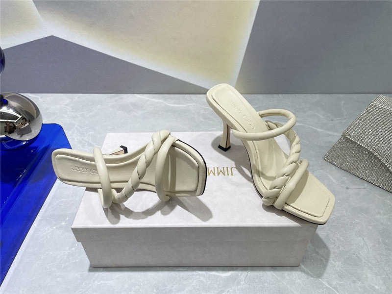 High Quality Luxury Jimmy Choo Square Toe Sandals product detail