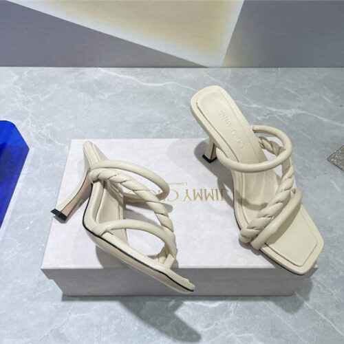 High Quality Luxury Jimmy Choo Square Toe Sandals product detail