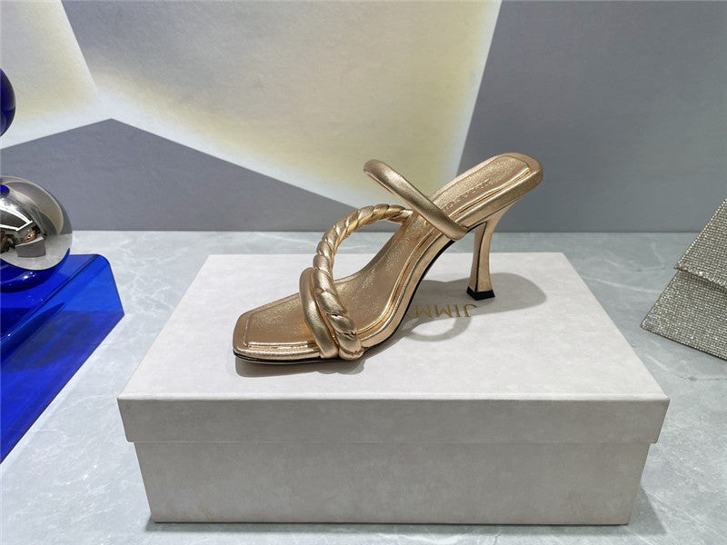 High Quality Luxury Jimmy Choo Square Toe Sandals – Style 80823 product detail