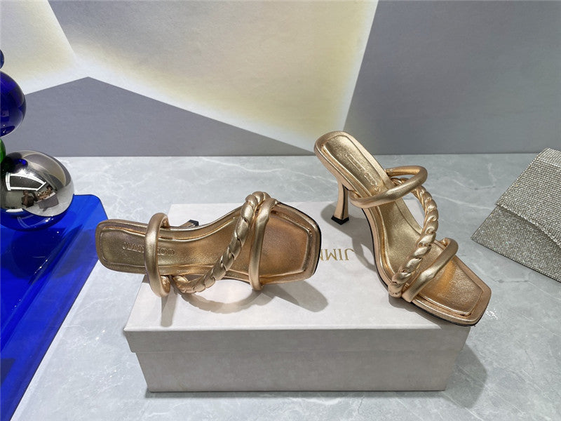 High Quality Luxury Jimmy Choo Square Toe Sandals – Style 80823 product detail