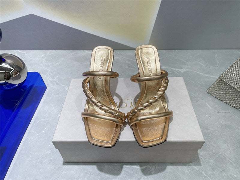 High Quality Luxury Jimmy Choo Square Toe Sandals – Style 80823 product detail
