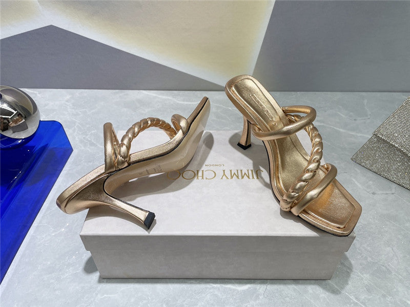 High Quality Luxury Jimmy Choo Square Toe Sandals – Style 80823 product detail