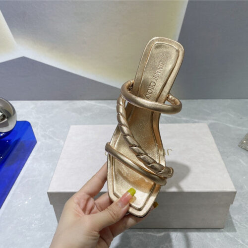 High Quality Luxury Jimmy Choo Square Toe Sandals – Style 80823 product detail