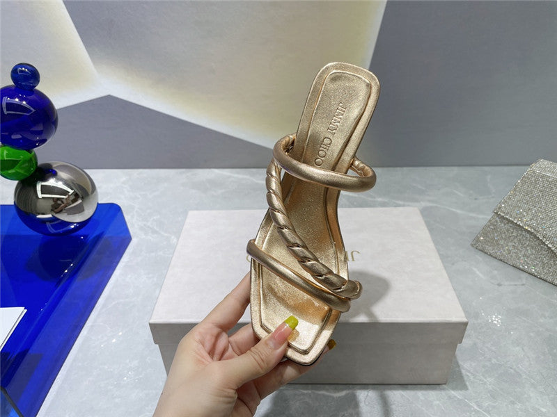 High Quality Luxury Jimmy Choo Square Toe Sandals – Style 80823 product detail