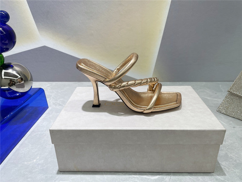 High Quality Luxury Jimmy Choo Square Toe Sandals – Style 80823 product detail
