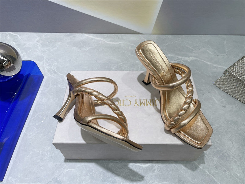 High Quality Luxury Jimmy Choo Square Toe Sandals – Style 80823 product detail