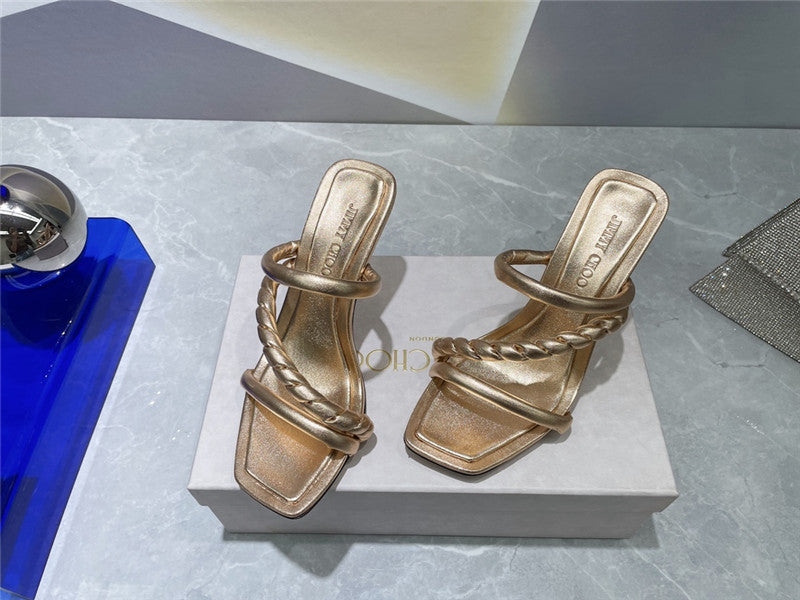 High Quality Luxury Jimmy Choo Square Toe Sandals – Style 80823 product detail