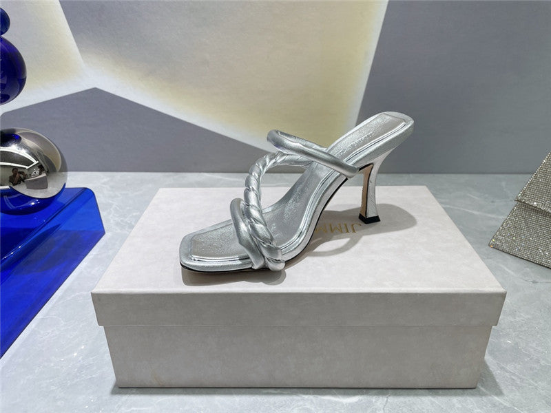 High Quality Luxury Jimmy Choo Square Toe Sandals – Style 49751 product detail