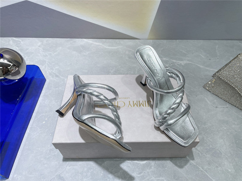 High Quality Luxury Jimmy Choo Square Toe Sandals – Style 49751 product detail