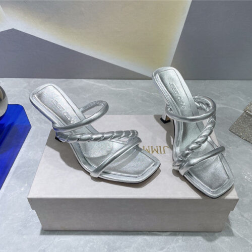 High Quality Luxury Jimmy Choo Square Toe Sandals – Style 49751