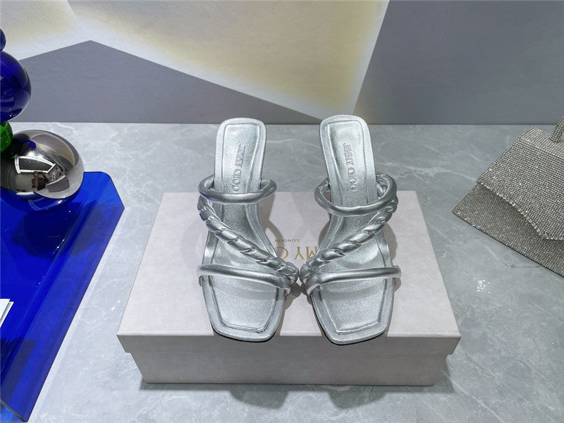 High Quality Luxury Jimmy Choo Square Toe Sandals – Style 49751 product detail