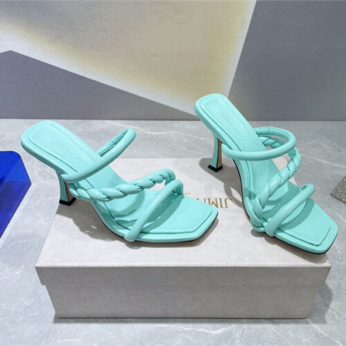 High Quality Luxury Jimmy Choo Square Toe Sandals – Style 85911