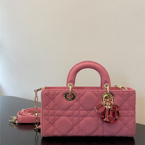 High Quality Luxury Dior Lady D-Joy Bag Pink