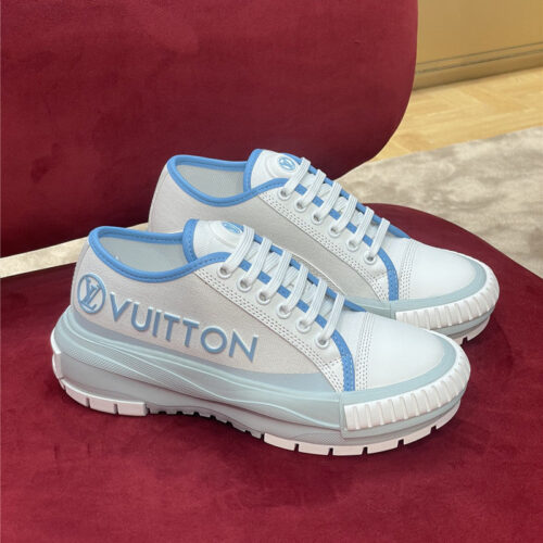 High Quality Luxury Louis Vuitton Early Spring New Color Squad Sneakers – Style 44166
