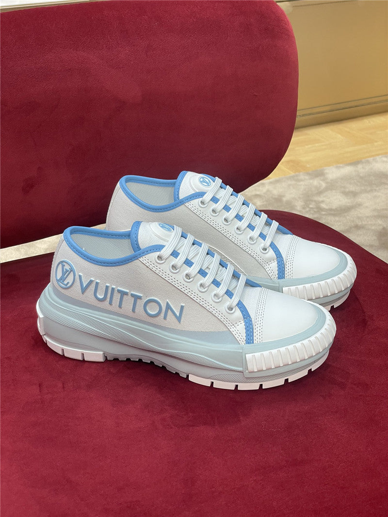 High Quality Luxury Louis Vuitton Early Spring New Color Squad Sneakers – Style 44166