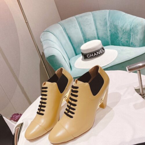 High Quality Luxury Chanel Vintage Booties