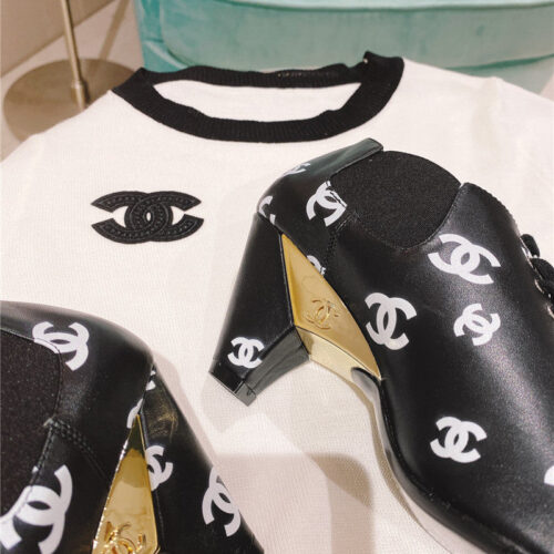 High Quality Luxury Chanel Vintage Booties – Style 09254 product detail