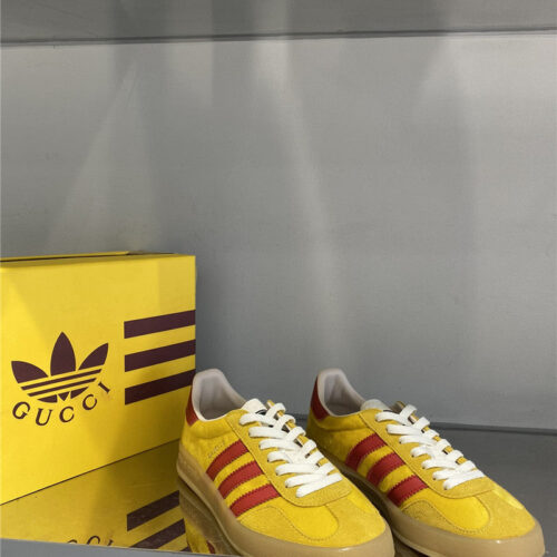 High Quality Luxury Gucci Adidas Sneakers Womens – Style 68179 product detail