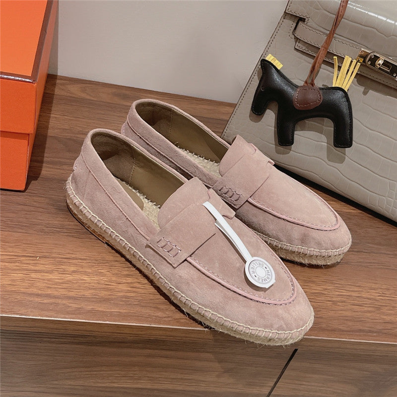 High Quality Luxury Hermes Classic Flat Loafers – Style 72803