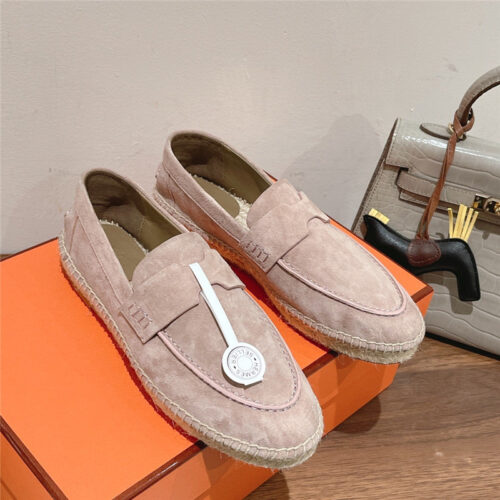 High Quality Luxury Hermes Classic Flat Loafers – Style 72803 alternate view