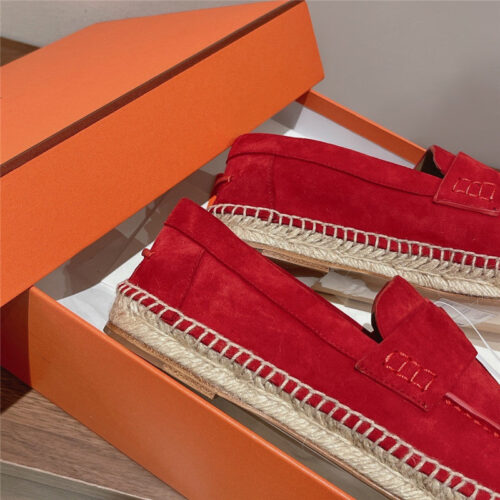 High Quality Luxury Hermes Classic Flat Loafers product detail