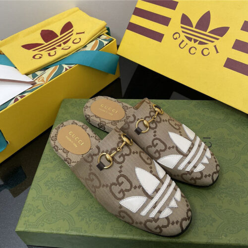 High Quality Luxury Gucci Adidas GG Slippers