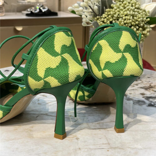 High Quality Luxury Bottega Veneta Square-Toe Heeled Sandals product detail