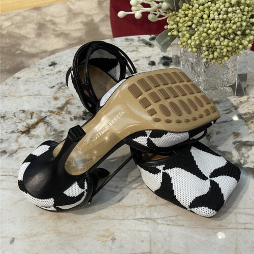 High Quality Luxury Bottega Veneta Square-Toe Heeled Sandals – Style 53350 product detail