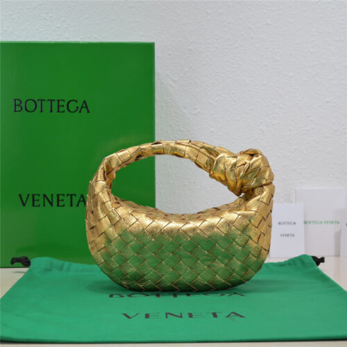 High Quality Luxury Bottega Veneta Mini Jodie Bag Gold alternate view