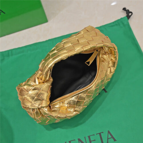 High Quality Luxury Bottega Veneta Mini Jodie Bag Gold product detail