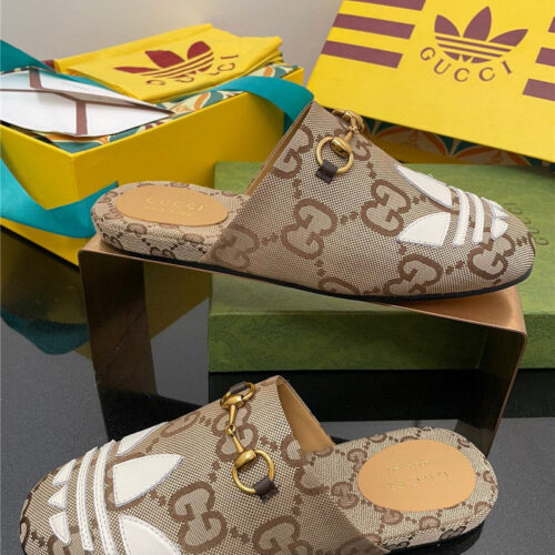 High Quality Luxury Gucci Adidas GG Slippers product detail
