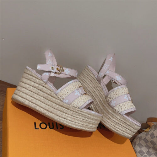 High Quality Luxury Louis Vuitton Classic Platform Sandals product detail