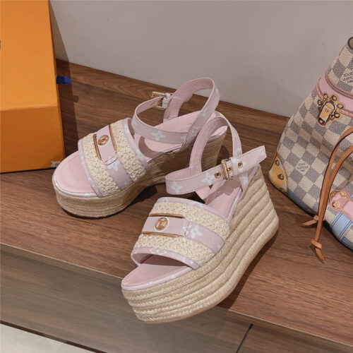 High Quality Luxury Louis Vuitton Classic Platform Sandals product detail