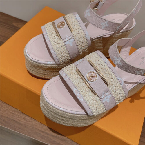 High Quality Luxury Louis Vuitton Classic Platform Sandals product detail