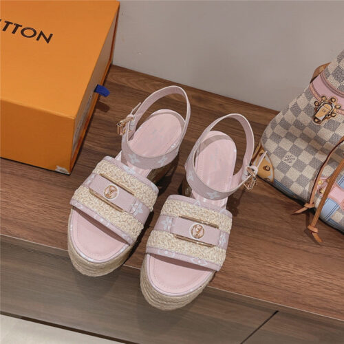 High Quality Luxury Louis Vuitton Classic Platform Sandals product detail