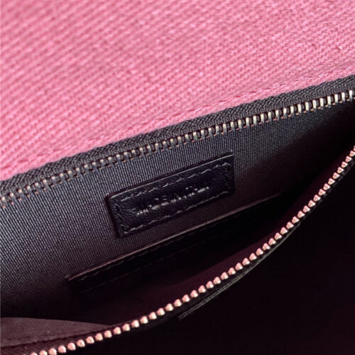High Quality Luxury Balenciaga Denim Hourglass Handbag – Pink product detail